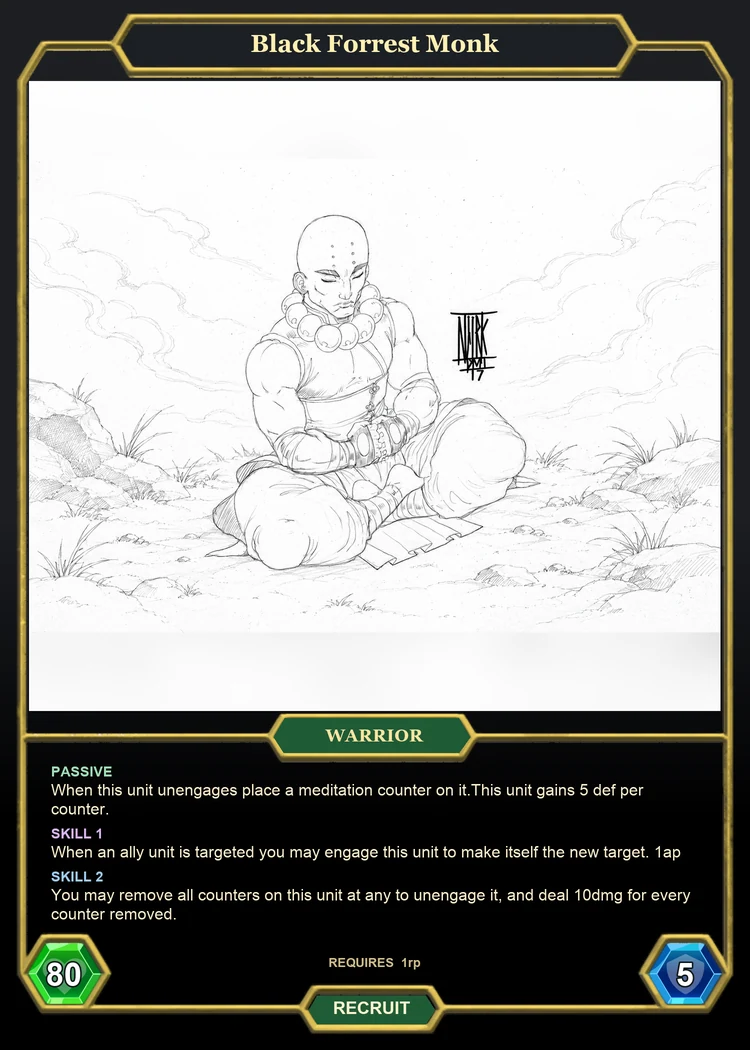 Black Forrest Monk