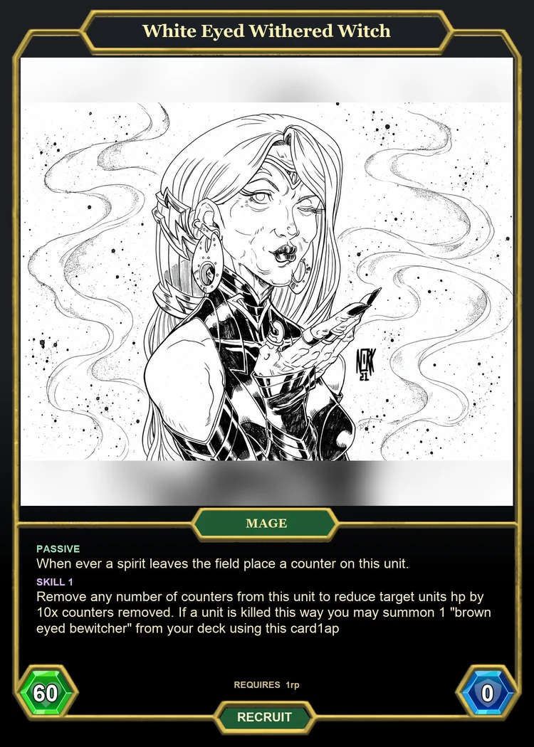 White Eyed Withered Witch