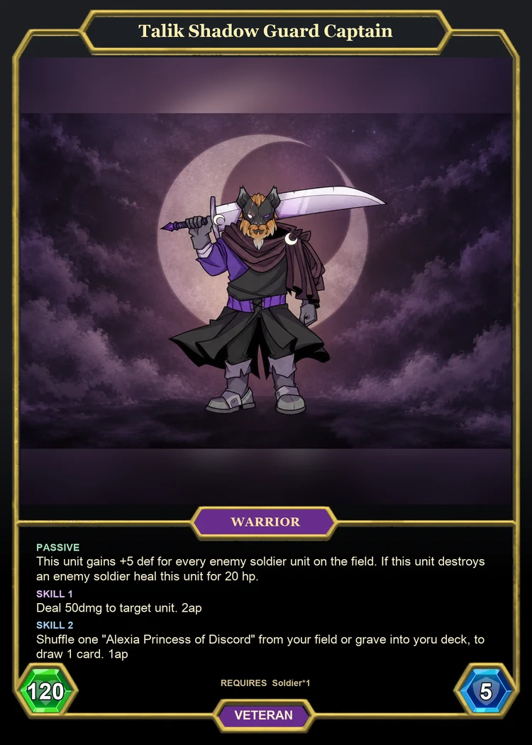 Talik Shadow Guard Captain