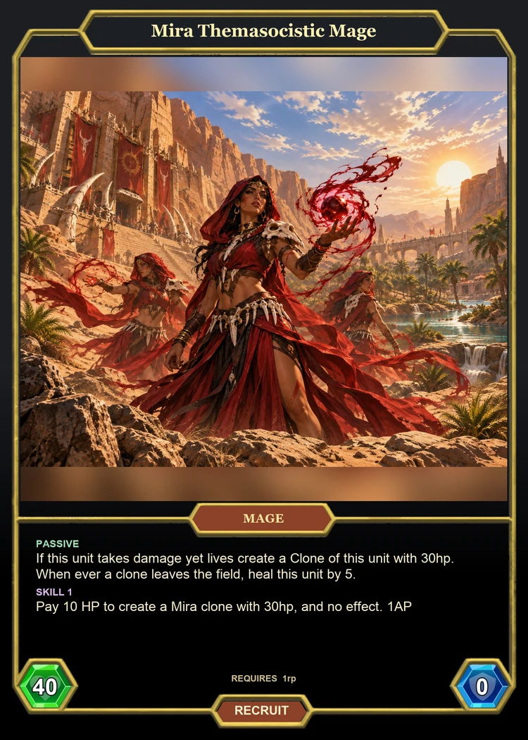 Mira Themasocistic Mage